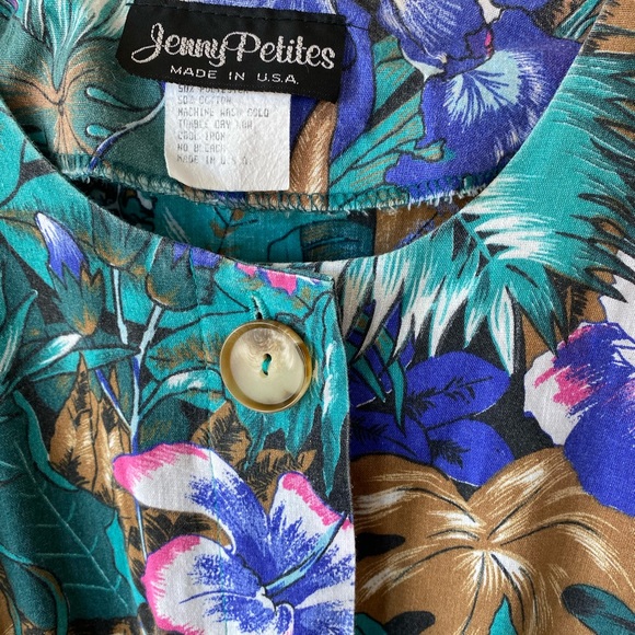 Vintage Jenny Petites Floral Dress - Picture 2 of 11
